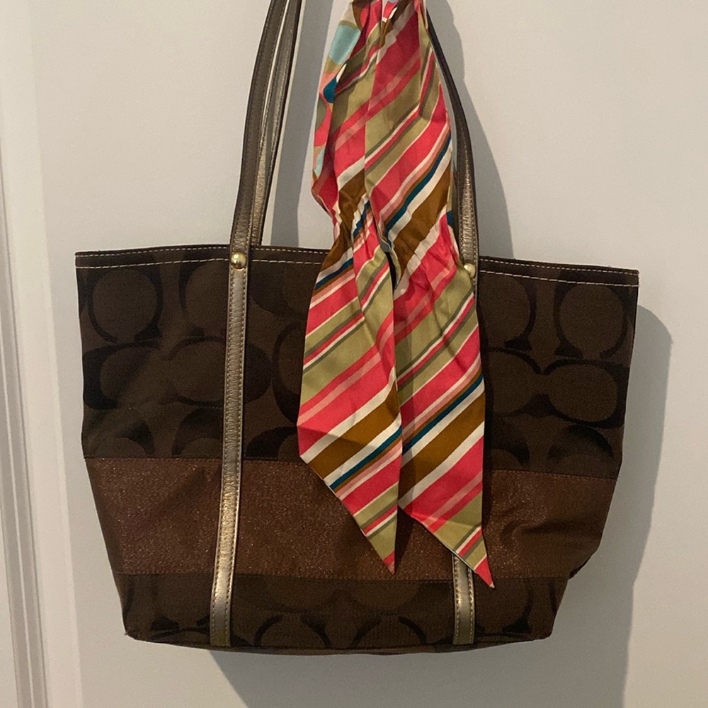 Coach Bag Purse Handbag Brown